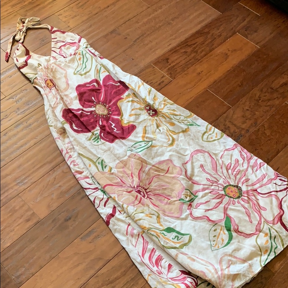 Floral Old Navy halter Maxi
